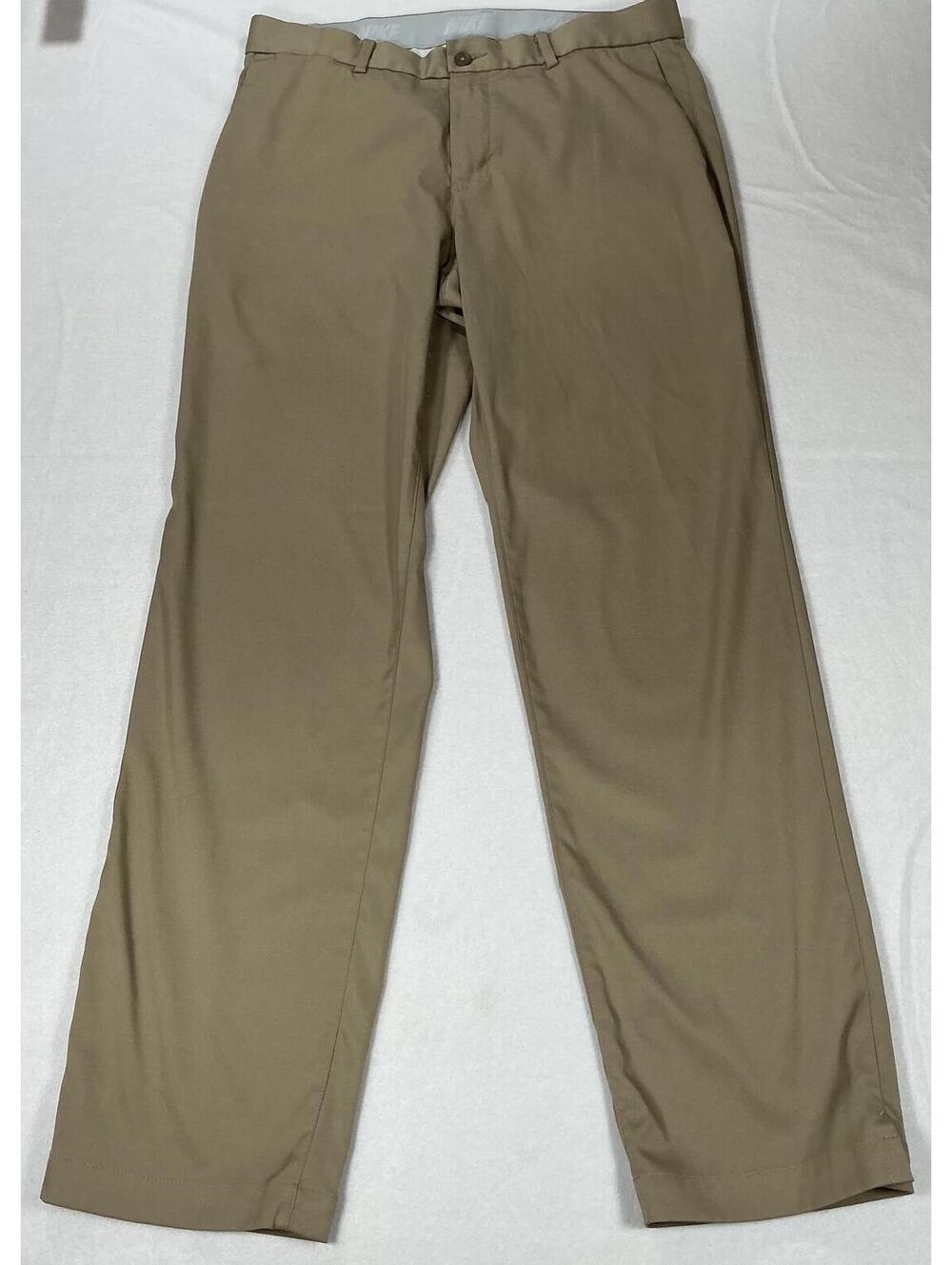 Nike Golf Dri-FIT Standard Fit Tan Golf Pants Size M 30x30